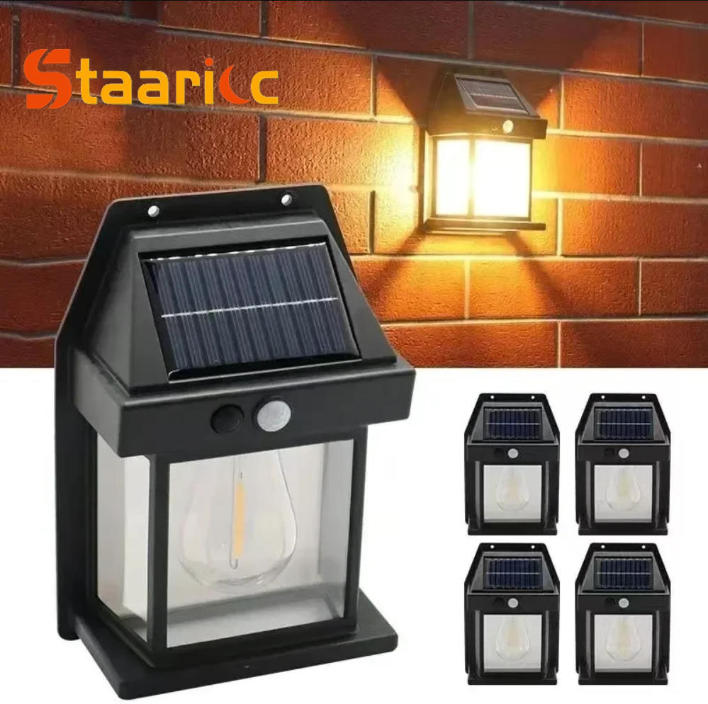 Outdoor Power Point - Outdoor Solar Tungsten Wall Light with