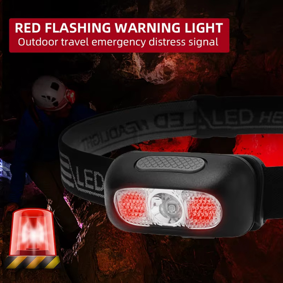 Powerful LED Headlamp Adjustab - Power Switch Outdoor 评论和价格