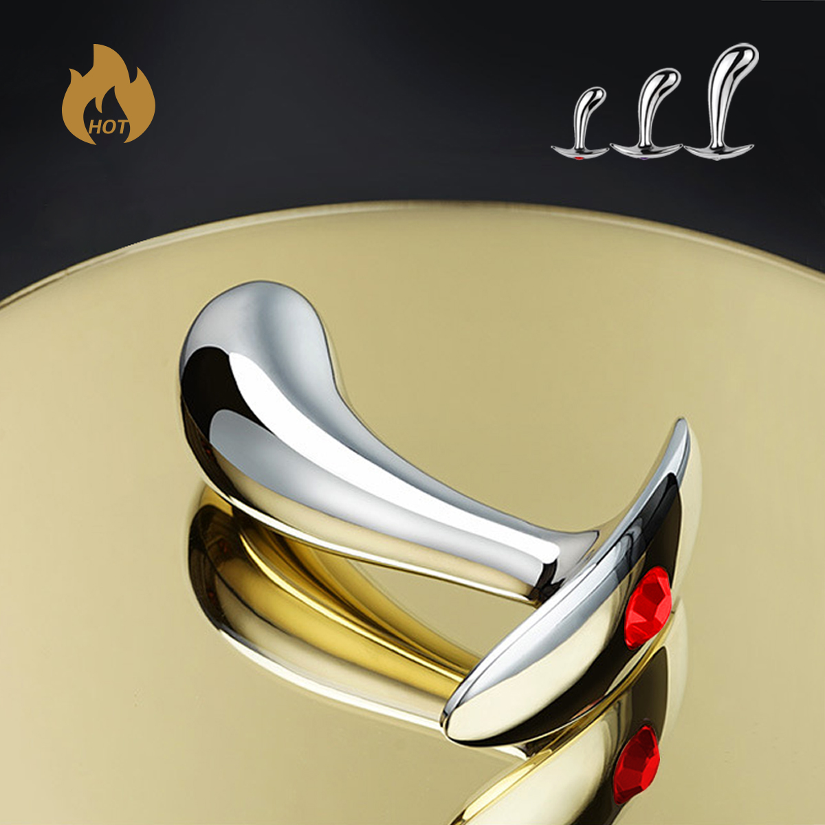 1Pcs, Metal thumb anal plug th - Outdoor Power Point 评论和价格