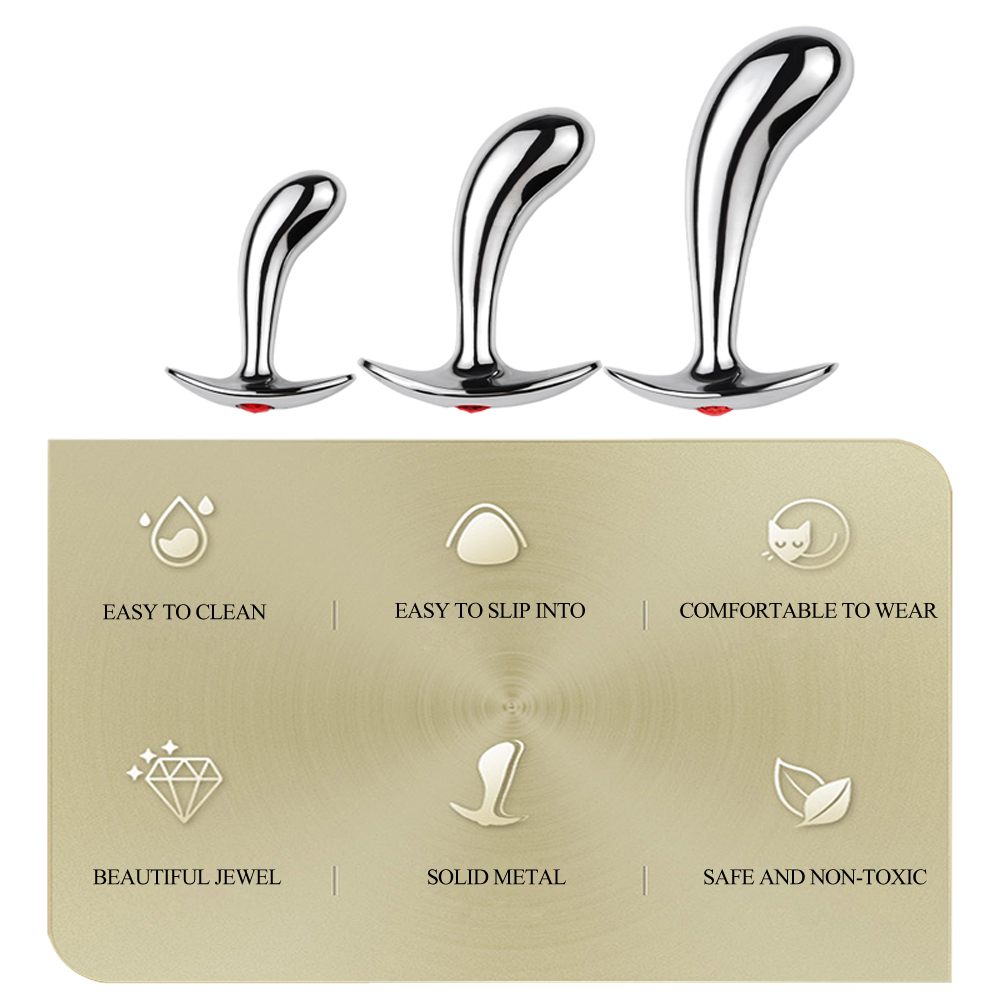 1Pcs, Metal thumb anal plug th - Outdoor Power Point 评论和价格