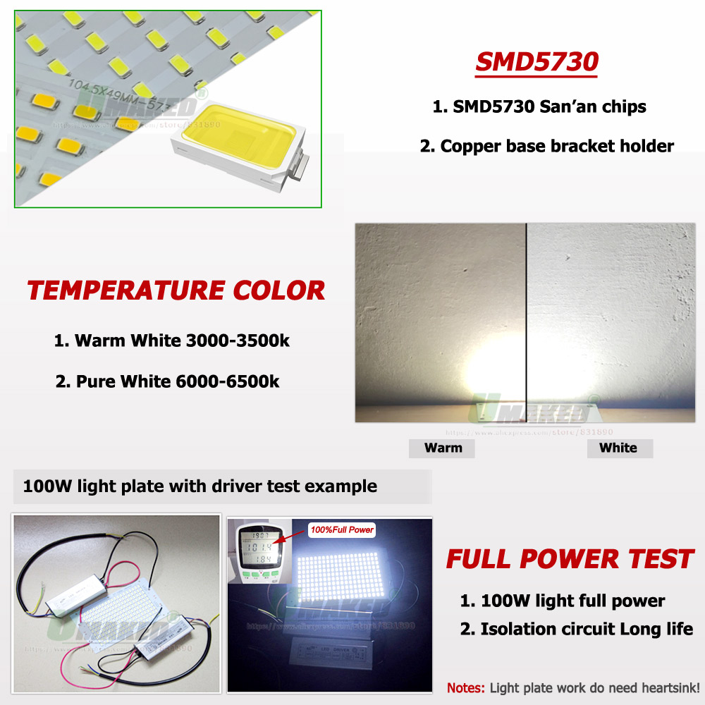 Full Power 300W LED PCB Plate  - Outdoor Power Source 评论和价格