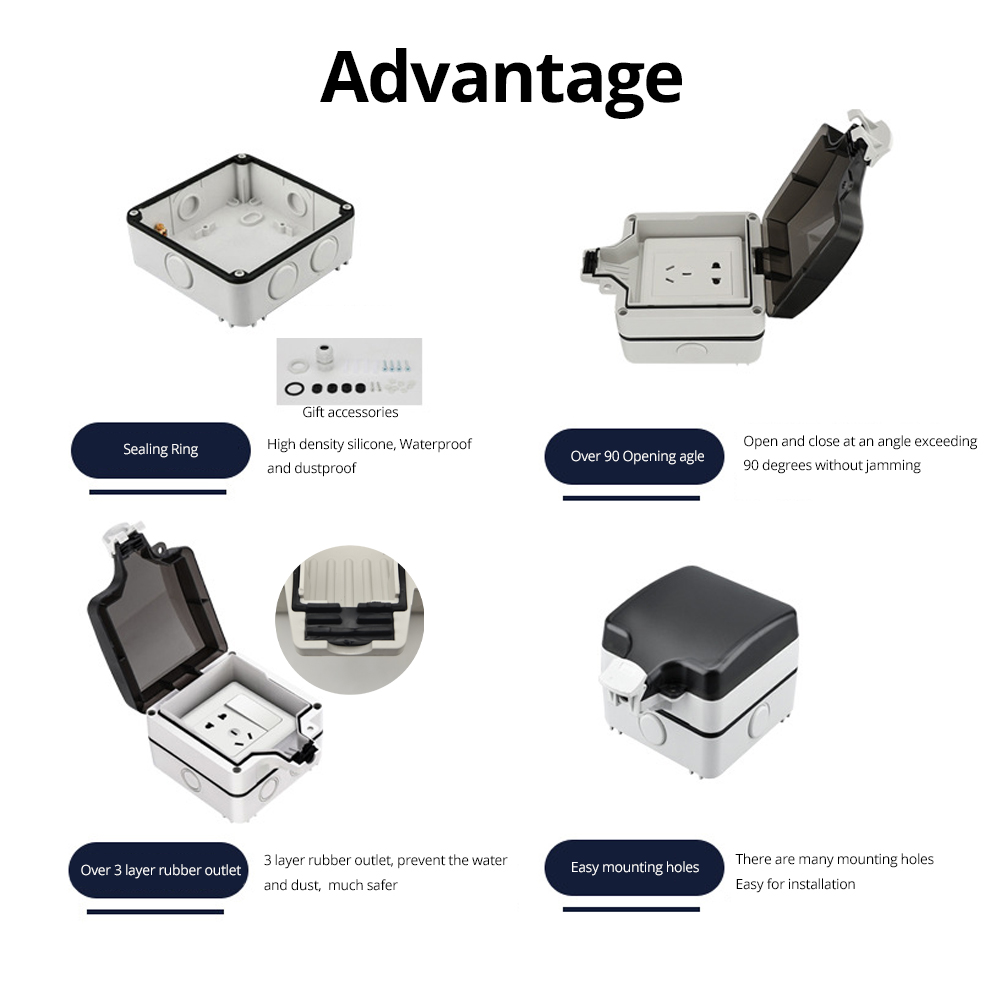 Wallpad IP66 Dustproof Waterpr - Power Switch Outdoor 评论和价格