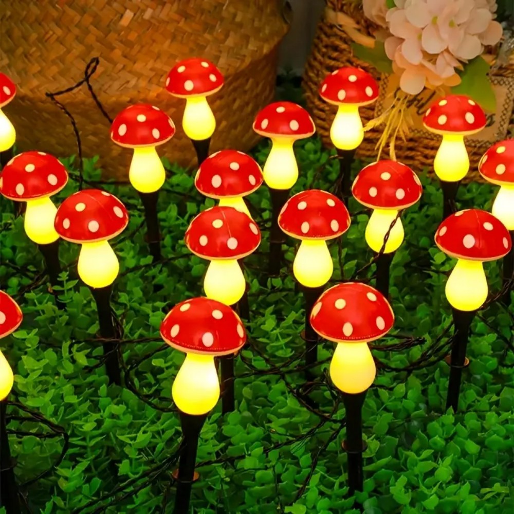5M10LED/8M20LED Solar Powered  - Outdoor Yard Power Stake 评论和价格