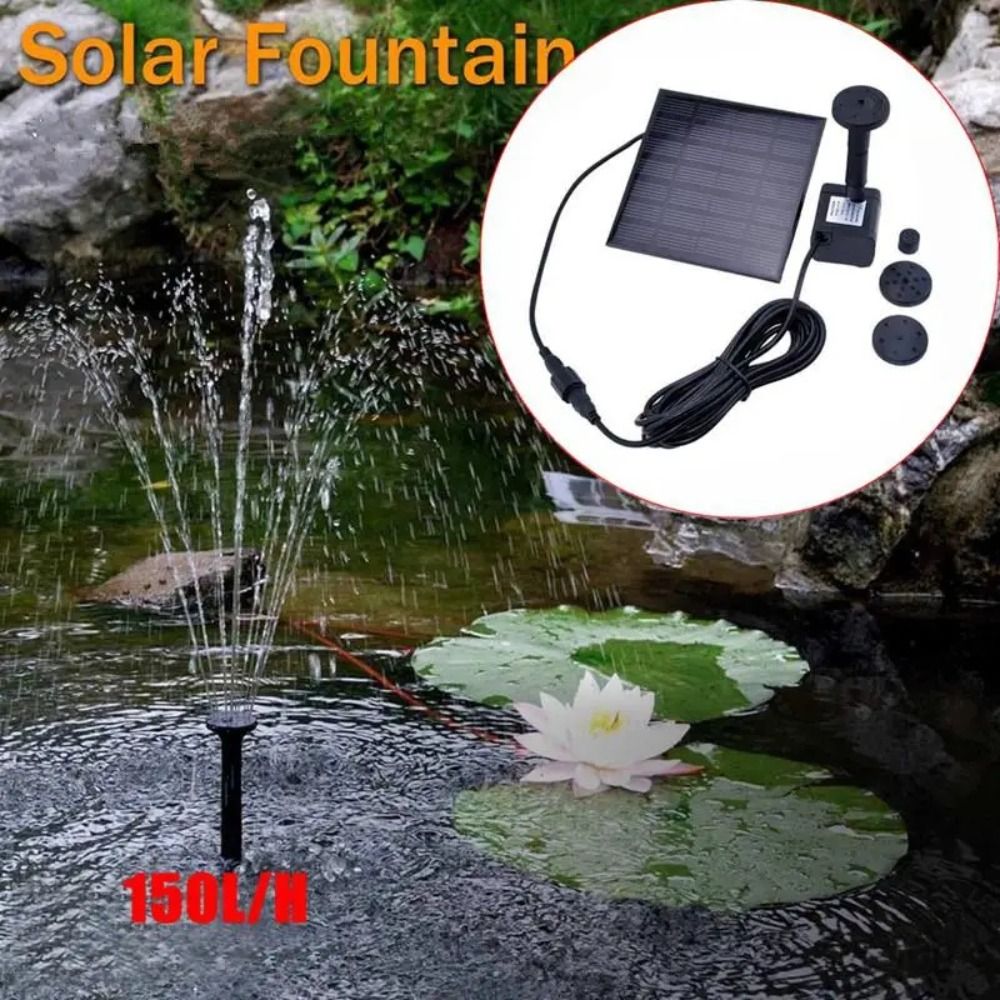 1.4W Mini Solar Fountain Pump  - Outdoor Power Source 评论和价格