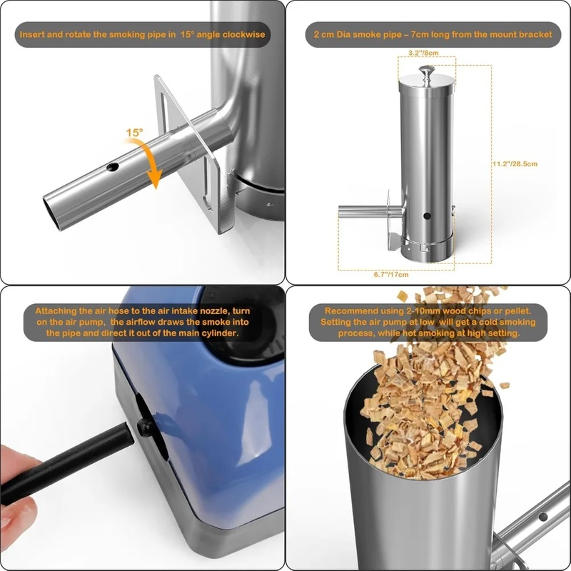 Portable Electric BBQ Smoker w - Outdoor Power Source 评论和价格
