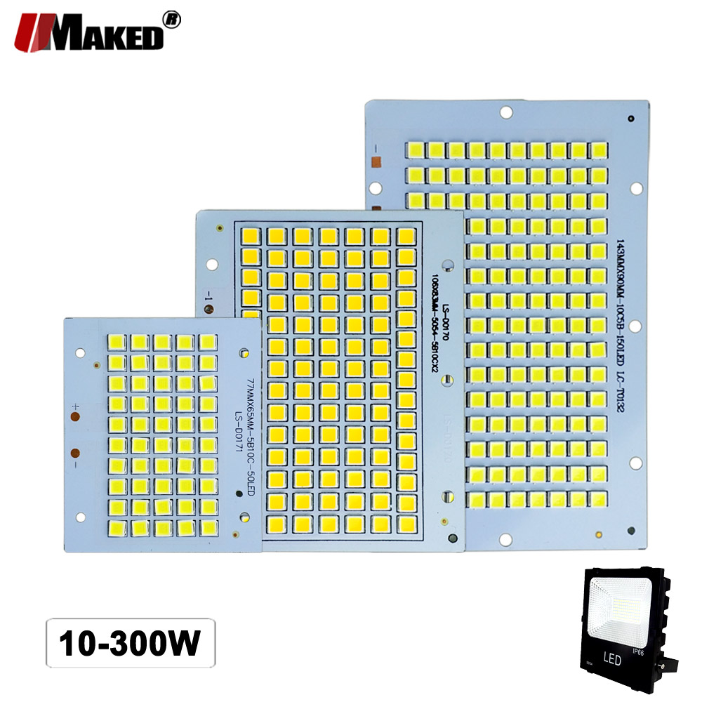 5PC LED PCB SMD5054 Floodlight - Outdoor Power Source 评论和价格