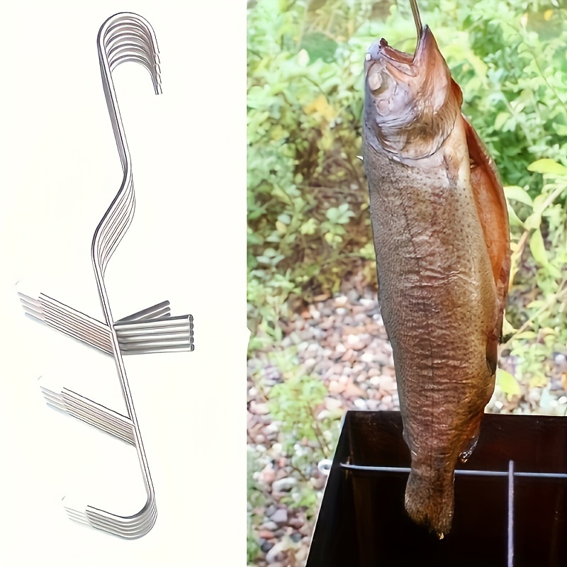 Fish Hooks for Smoking, Stainl - Outdoor Power Burner 评论和价格