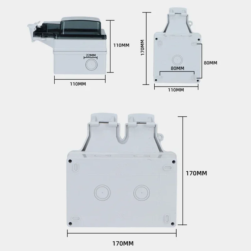 Tuya Waterproof Electrical Wal - Outdoor Power Outlet With Remote Control 评论和价格