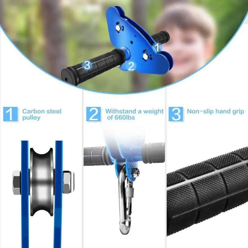 30m hot sale outdoor zip line  - Outdoor Power Tool Kit 评论和价格