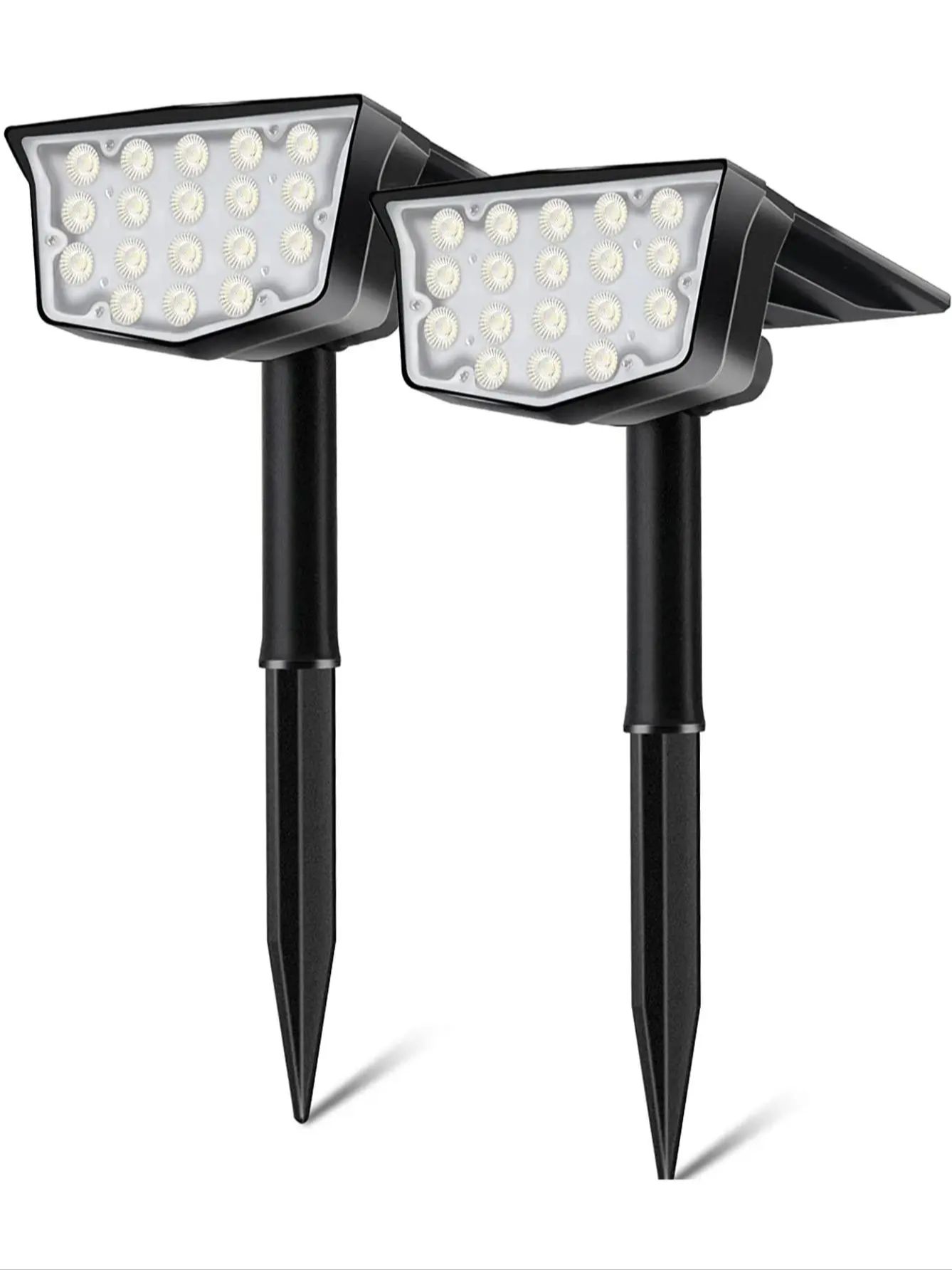 2Pcs Solar Outdoor Spot Lights - Power Switch Outdoor 评论和价格