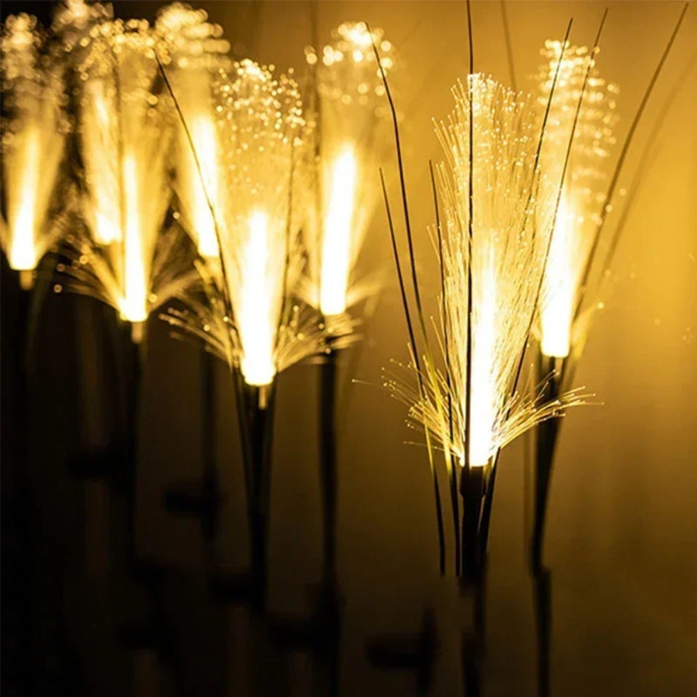 Solar Powered Reed Lights Outd - Outdoor Yard Power Stake 评论和价格