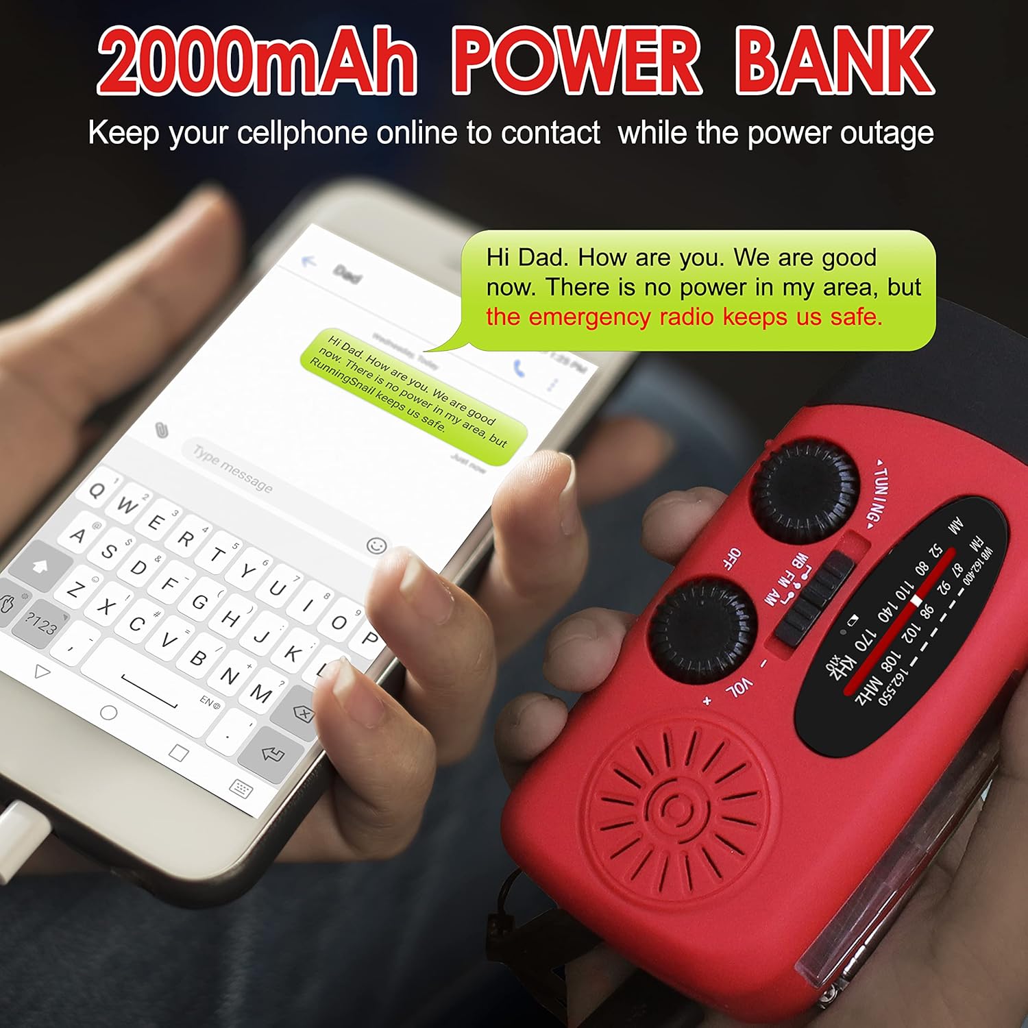 Portable Hand Crank Generator  - Outdoor Power Tool Kit 评论和价格